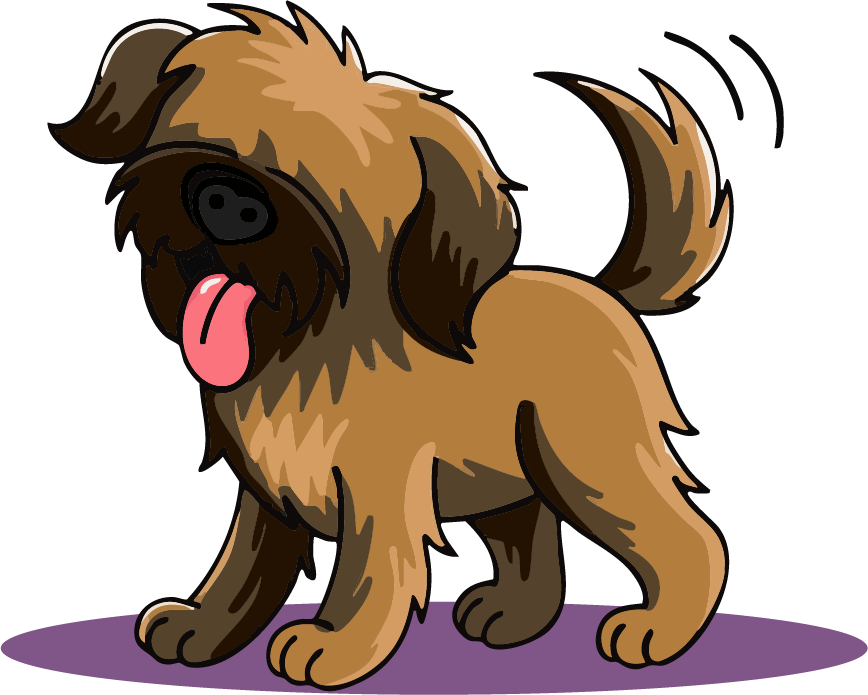 Perro sano